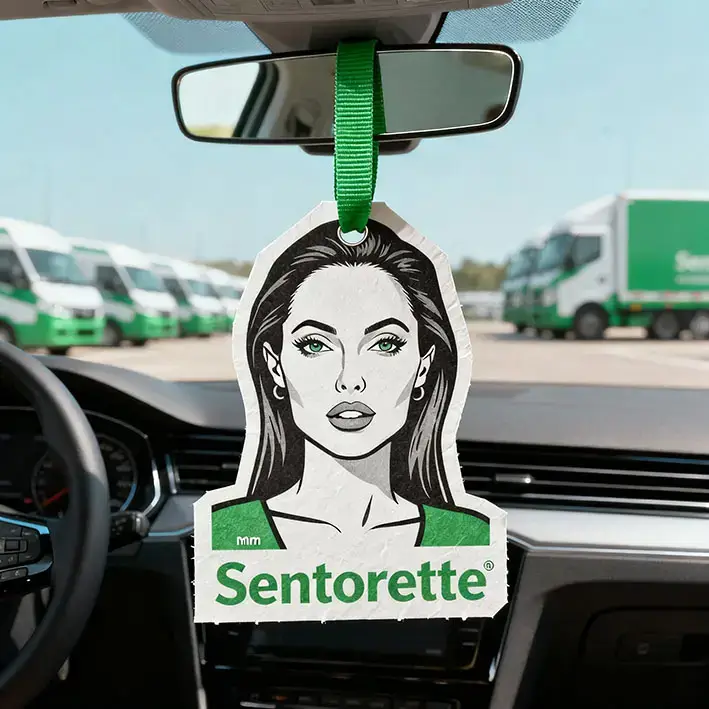 Eco-friendly and refillable car air freshener – green solution for sustainable rental and car sharing fleets﻿﻿